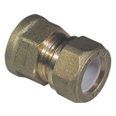 NIPPLE FEMMINA BICONO PER RAME CON OGIVA TEFLON TIEMME 1/2 x 18