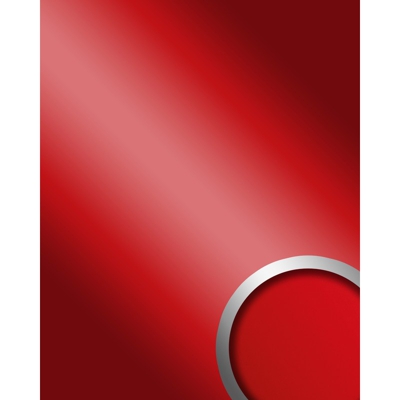 Pannello murale specchio ottica lucida rivestimento WallFace 13807 DECO FASHION autoadesivo sexy rosso 2,60 mq
