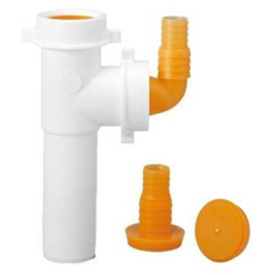 RACCORDO 2 VIE DIAM. 40 CON ATTACCO LAVATRICI E LAVASTOVIGLIE 120MM Diam. 40 x 120mm - LIRA características