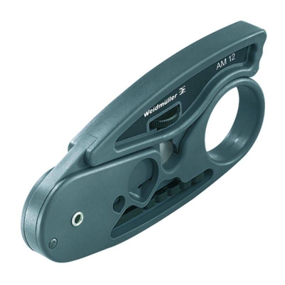 Weidmüller 9030060000 AM 12 Utensile di sguainatura Adatto per Cavi rotondi in PVC, Cavo piatto, Cavo dati UTP, Cavo da - WEIDMULLER