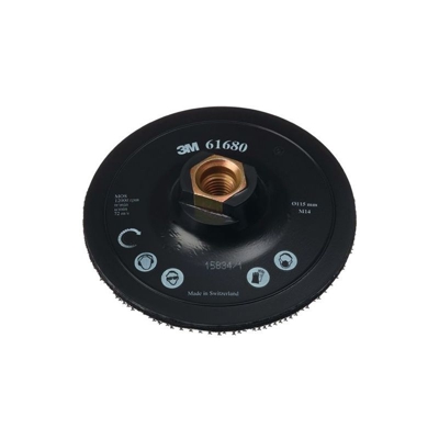 3M Platorello DH-AC con centraggio D.125x22mm M14 adesivo Scotch Brite Brite