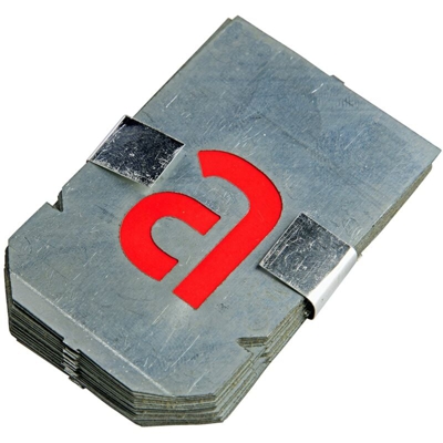 Bonum 936851 - Stencil con lettere dell'alfabeto in carattere minuscolo dalla A-Z, piccolo