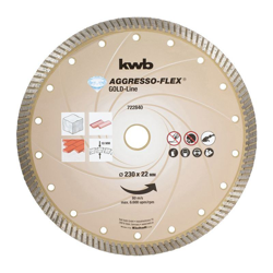KWB AGGRESSO-FLEX® Mole da taglio Gold-Line DIAMANT, ø 230 mm - 722840 en oferta