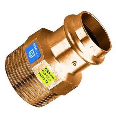 MANICOTTO IN BRONZO A PRESSARE FXFIL M ACQUA/GAS Diam. 12 x 1/2 - FRABO