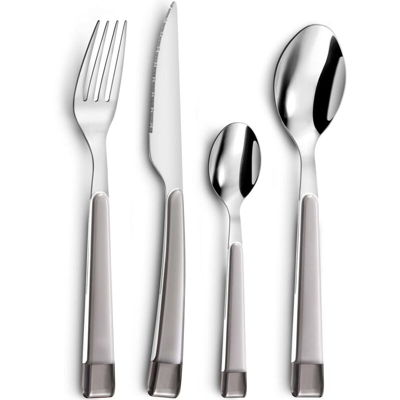 Set di Posate 16 pz Guimauve Grigio - Amefa