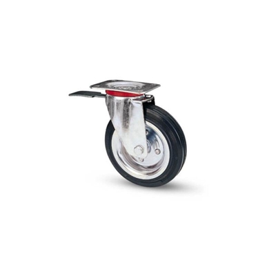 Ruota Ind.'80 Bis' Piastra Gir. C Freno D. 80 - VALSECCHI