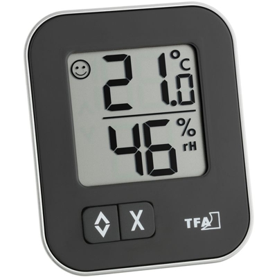 TFA 30.5026.01 Moxx Digital Thermo-Hygrometer - Black