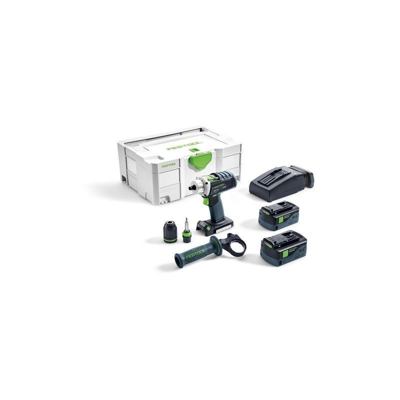 Festool Trapano avvitatore a batteria DRC 18/4 Li 5,2-Plus QUADRIVE - 574696