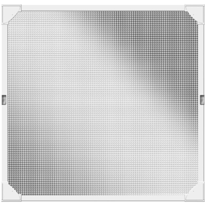 Schellenberg 50742 protezione dagli insetti della finestra, Riflessione zanzariera con cornice magnetica senza forare – 100 x 120 cm in Bianco