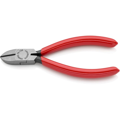 70 01 125 SB Tronchese Laterale per Meccanica, Bonderizzata, Rivestiti in Resina Sintetica, 125 mm, Nero - Knipex