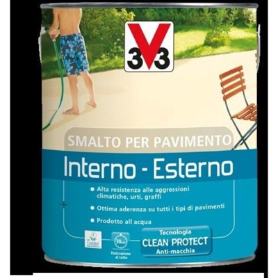 Smalto Pavimenti Grigio Chiaro 2,5 l - V33 ITALIA