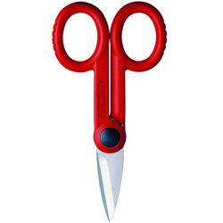 Intercable 16013 Speciale Forbice per Elettricisti con Safteybox, Piccolo, Rosso en oferta