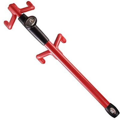 249EURDAT Antifurto Universale per Volante, Rosso - Master Lock
