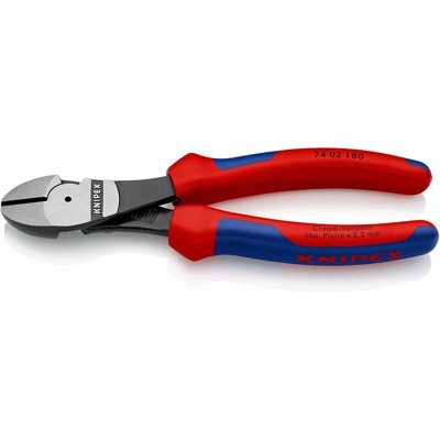 Knipex 74 02 180 – Tronchese laterale tipo forte per 20% minore sforzo, 180 mm