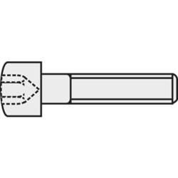 TOOLCRAFT 888022 Viti cilindriche M1.4 6 mm Interno Esagonale DIN 912 ISO 4762 Acciaio 8.8 annerite 1 pz. en oferta