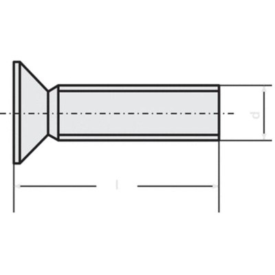 TOOLCRAFT M3*10 D965-4.8-A2K 194635 Viti svasate M3 10 mm A croce Philips DIN 965 Acciaio zincato 100 pz.