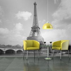 Fotomurale Senna e Torre Eiffel cm 200 cm 200x154 Artgeist en oferta