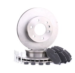 RIDEX Kit freno, Freno a disco 3405B0168  VW,MERCEDES-BENZ,CRAFTER 30-50 Furgonato (2E_),CRAFTER 30-50 Pianale piatto/Telaio (2F_) precio