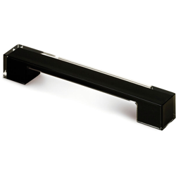 Maniglia in stile moderno, Metacrilato, Metacrilato Nero, 160 mm interasse. Marchio REI en oferta