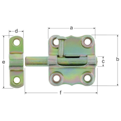 Catenaccio Typ 160/K2Za/35 Mm - NO NAME en oferta