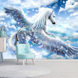 Fotomurale Pegasus Blue cm 250x175 Artgeist precio