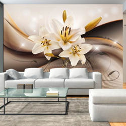 Fotomurale Golden Lily cm 300x210 Artgeist características
