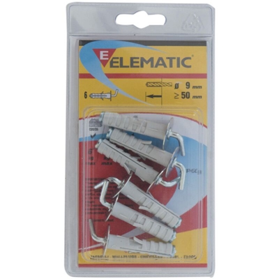 Elematic Blister Tasselli Enp/Gl 9 (Pz.6)* (1 Cf) - ITW CONSTRUCTION PRODUCTS ITALY