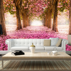 Fotomurale Boschetto rosa cm 250x175 Artgeist características