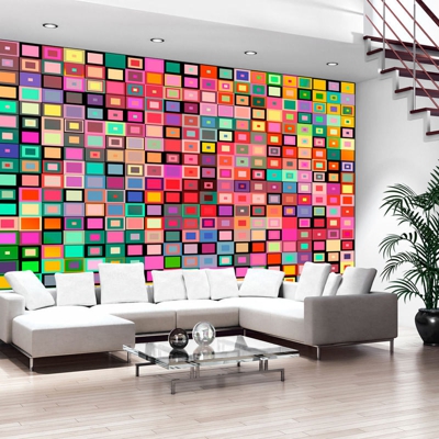 Fotomurale Colourful Boxes cm 250x175 Artgeist