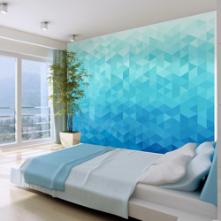 Fotomurale Pixel azzurro cm 250x175 Artgeist características
