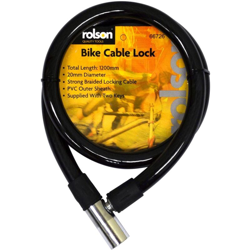 66726 - Catena antifurto con lucchetto per bicicletta - Rolson en oferta