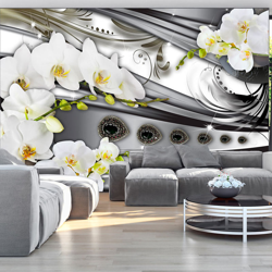 Fotomurale Orchids e jewelry cm 250x175 Artgeist en oferta