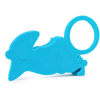 Fermaporta in gomma - topo azzurro - DMAIL