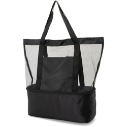 Borsa da spiaggia con fondo termico - colore nero - DMAIL precio