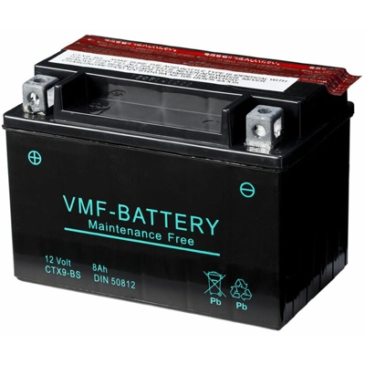 Batteria Liquifix 12 V 8 Ah MF YTX9-BS - Vmf Powersport