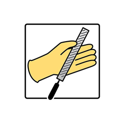 Asatex 03400 11 Dimensione del guanto di nitrile in giallo, 11 en oferta