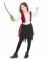 Costume da piratessa in velluto per bambina precio