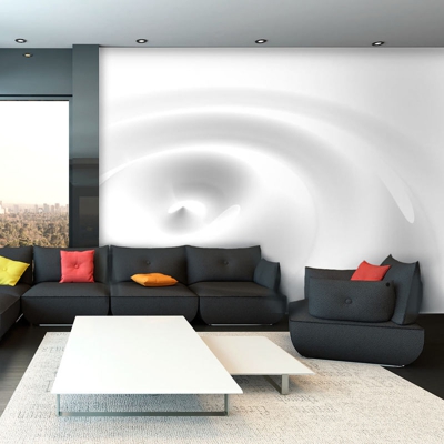 Fotomurale White Swirl cm 300x210 Artgeist