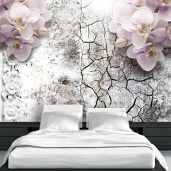 Fotomurale Bright red orchids cm 300x210 Artgeist características