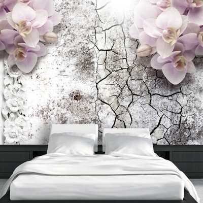 Fotomurale Bright red orchids cm 300x210 Artgeist