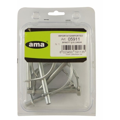 Perno ad arco ø 8 lungo in confezione blister (5pz) - LEM SELECT