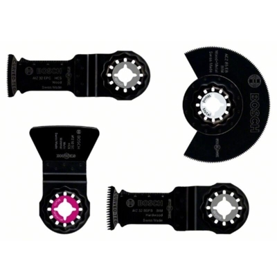 Kit di accessori per multiutensile 4 parti Bosch Accessories Adatto per marchio Fein, Makita, Bosch, Milwaukee, Metabo
