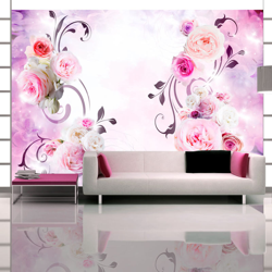 Fotomurale Variazioni di rosa cm 300x210 Artgeist precio