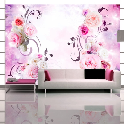 Fotomurale Variazioni di rosa cm 300x210 Artgeist