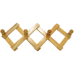 Appendiabiti Attaccapanni Porta Abiti Lusso in Legno 4 Posti Naturale Salotto Camera - SAVINO FILIPPO en oferta