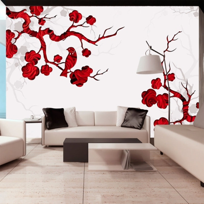 Fotomurale Cespuglio rosso cm 250x175 Artgeist
