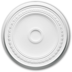 Rosone soffitto parete 156031 Profhome elemento decorativo elemento soffitto design classico senza tempo bianco Ø 61,5 cm - PROFHOME DECOR en oferta