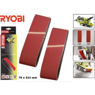 Nastri abrasivi per levigatrice 76 mm pz 2 - RYOBI
