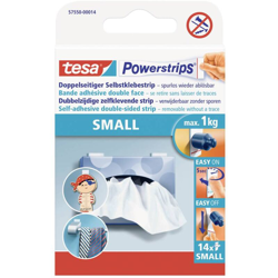 tesa® Powerstrips® Small 14 pz. Bianco POWERSTRIPS® tesa Contenuto: 14 pz. en oferta