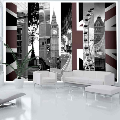 Fotomurale Simboli di Londra cm 250x175 Artgeist